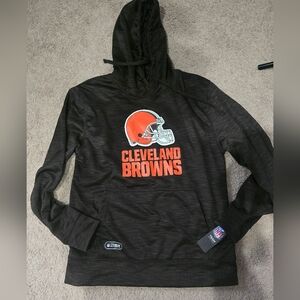 Mens NFL Cleveland Browns Hoodie Medium Nwt